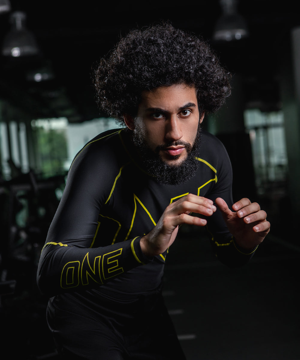 Elite Pro Rash Guard - Black/Yellow – ONE.SHOP Japan | ONEチャンピオンシップ公式 ...